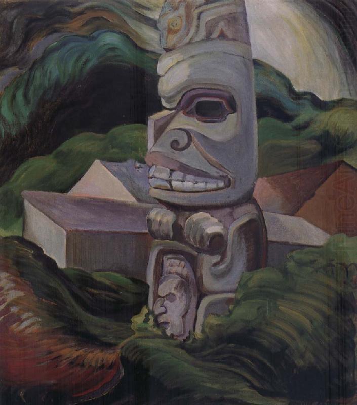 A Skidegate Beaver Pole, Emily Carr